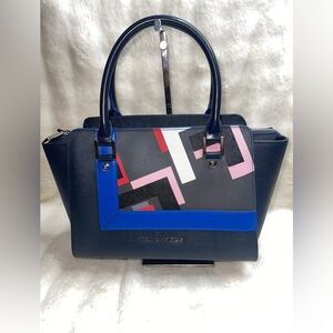 Ted Lapidus Vintage Navy and Blue Women's Bag NWT